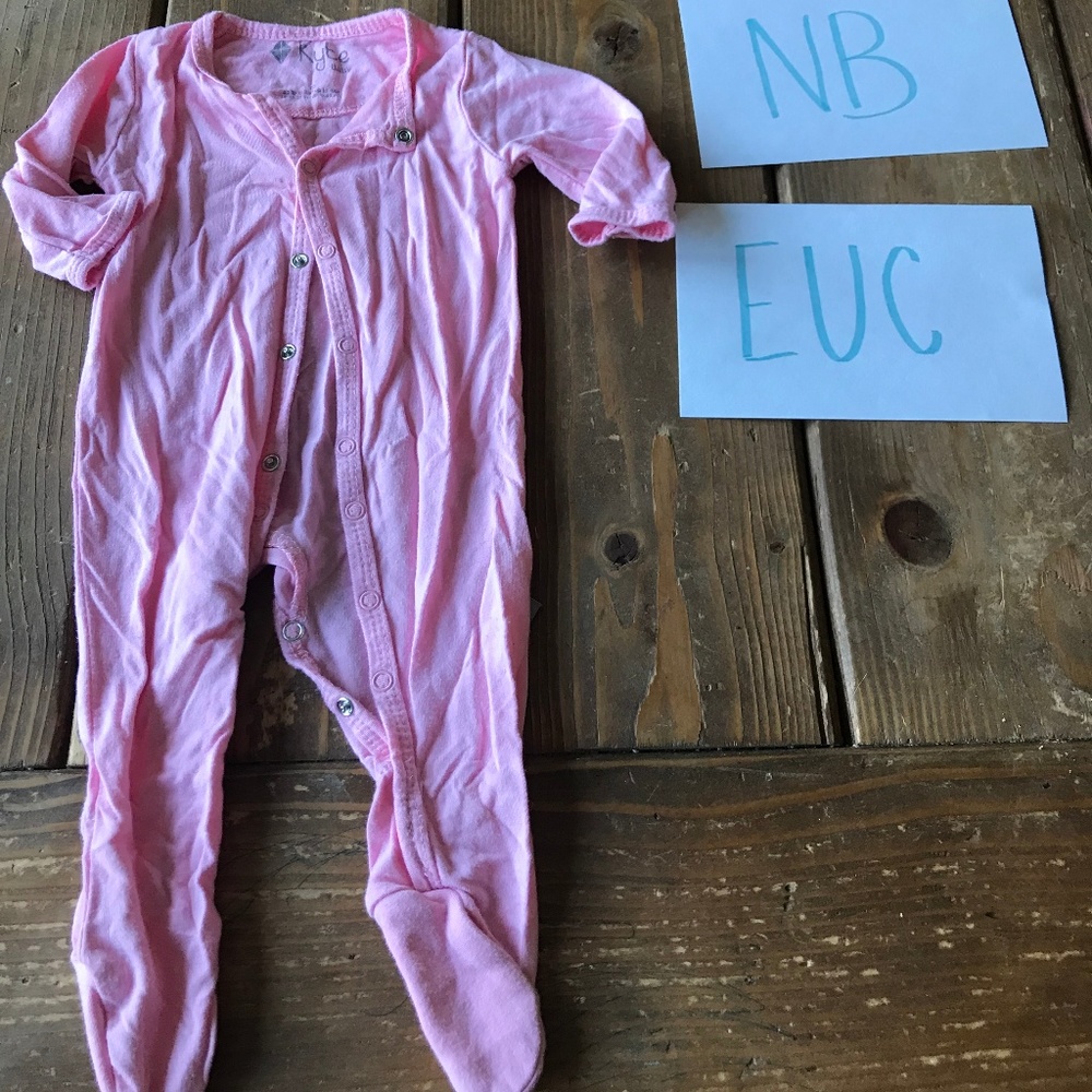 Kyte pink jammies NB
